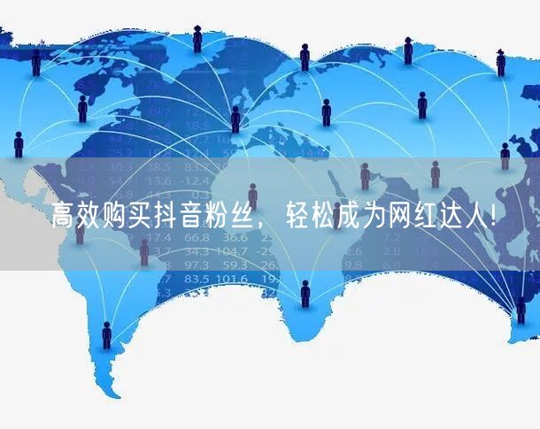 高效购买抖音粉丝，轻松成为网红达人!