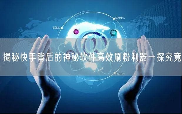 揭秘快手背后的神秘软件高效刷粉利器一探究竟